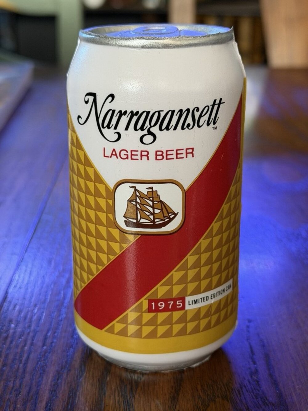 Narragansett Lager Beer 1975 Retro Label Jaws Stress Ball Can Quint Shark Ship